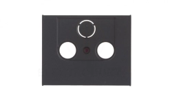 K.1 Element centralny do gniazda antenowego 2- i 3 wyjściowego antracyt mat lakierowany 12017016