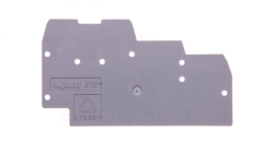 Ścianka końcowa do złączek 3-pietrowych szara 270-319