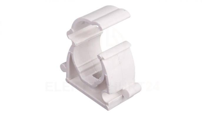 Uchwyt zamknięty do rur 16mm biały UZ 16 10181 /100szt./