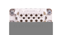 Wkład złącza 10P+PE żeński 16A 250V EPIC H-A 10 BS 10441000