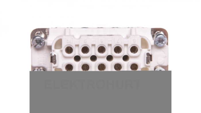 Wkład złącza 10P+PE żeński 16A 250V EPIC H-A 10 BS 10441000