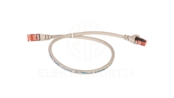 Kabel krosowy (Patch Cord) S/FTP kat.6 szary 0,5m DK-1644-005
