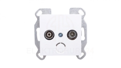 Lumina Gniazdo antenowe RTV standard białe WL3010