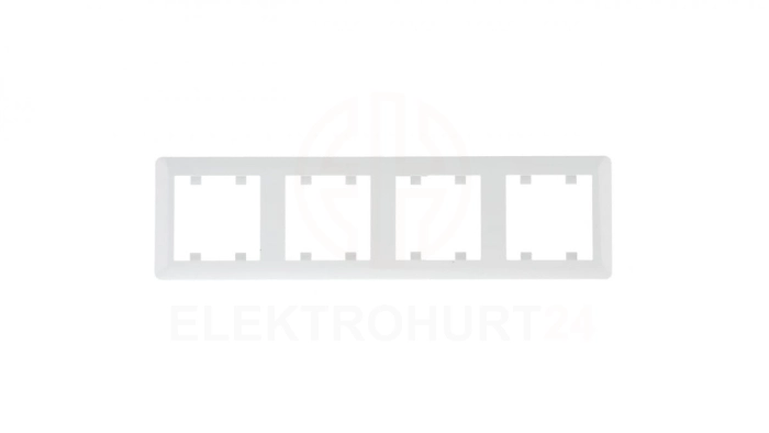 LUMINA2 Ramka poczwórna pionowa biała WL5140