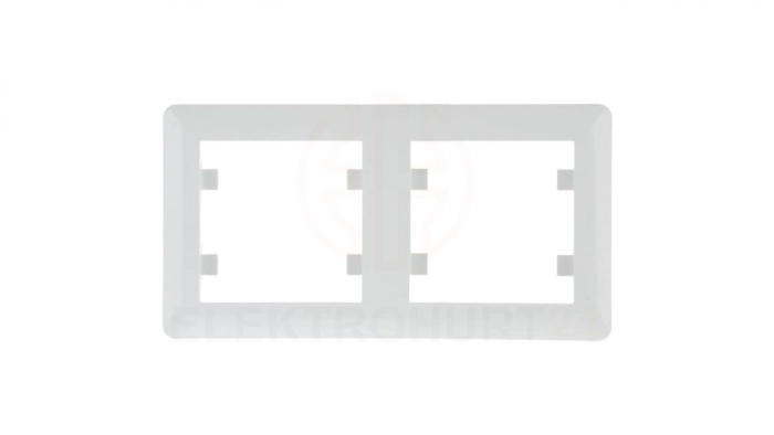 LUMINA2 Ramka podwójna pozioma biała WL5220