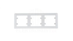 Lumina Soul Ramka potrójna pozioma biała WL5230