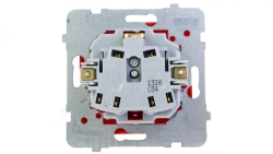 AS Gniazdo pojedyncze z/u DATA z kluczem czerwone GP-1GZK/m/00