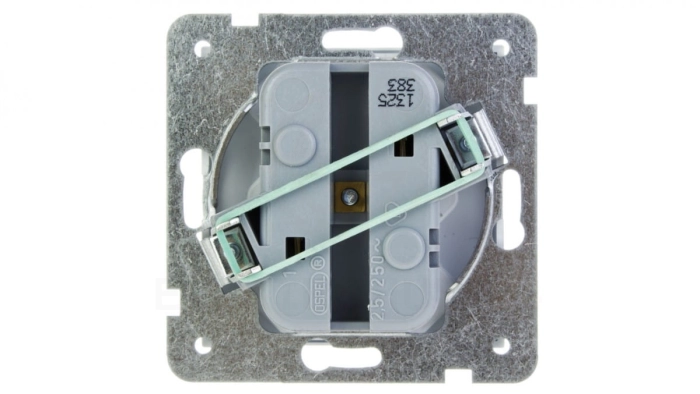 AS Gniazdo potrójne b/u 2.5A EURO białe GP-3G/m/00