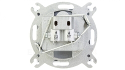 AS Gniazdo antenowe RTV-SAT-SAT białe GPA-G2S/m/00