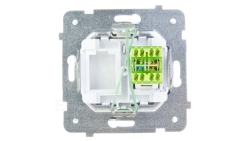 AS Gniazdo komputerowe pojedyncze RJ45 kat.5e MMC białe GPK-1G/K/m/00