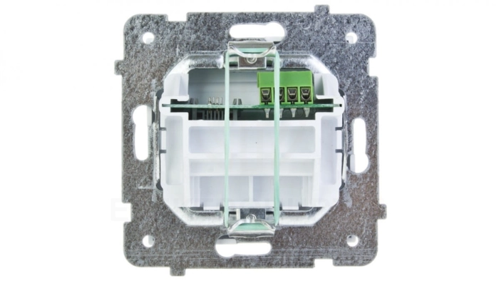 AS Gniazdo telefoniczne pojedyncze RJ11 białe GPT-1G/m/00