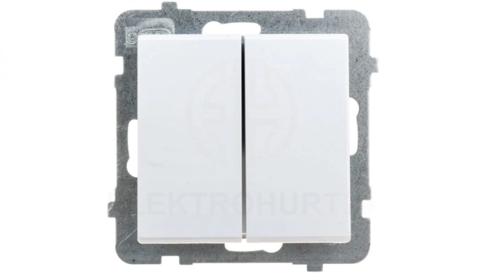 SONATA Łącznik schodowy podwójny biały ŁP-10R/m/00