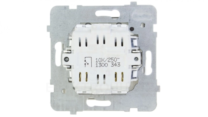 AS Łącznik pojedynczy z podświetleniem biały ŁP-1GS/m/00