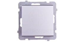 SONATA Łącznik pojedynczy srebro mat ŁP-1R/m/38