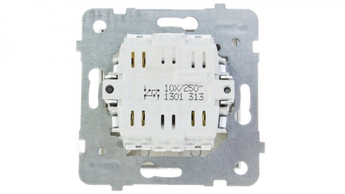 AS Łącznik świecznikowy z podświetleniem biały ŁP-2GS/m/00