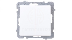 SONATA Łącznik świecznikowy biały ŁP-2R/m/00