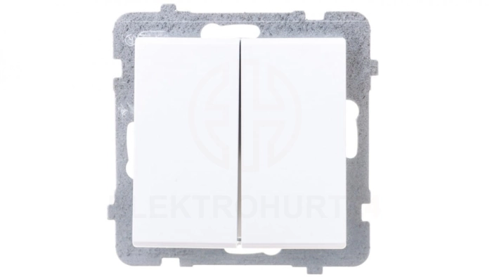 SONATA Łącznik świecznikowy biały ŁP-2R/m/00