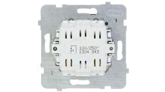 AS Przycisk /dzwonek/ z podświetleniem biały ŁP-6GS/m/00