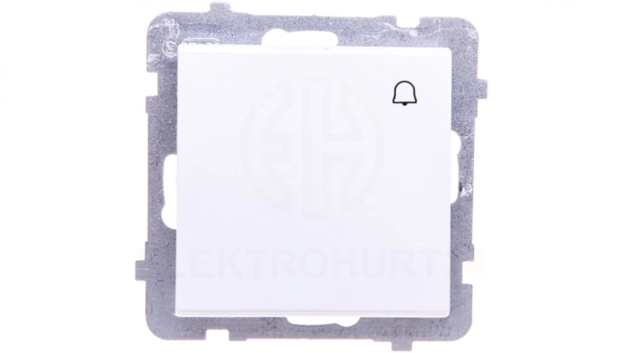 SONATA Przycisk /dzwonek/ biały ŁP-6R/m/00