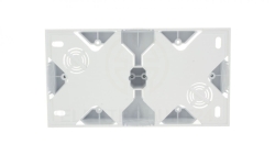 AS Puszka natynkowa podwójna biała PNP-2G/00