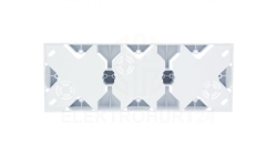 AS Puszka natynkowa potrójna biała PNP-3G/00