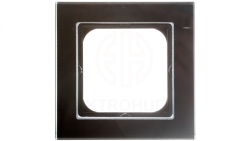 SONATA Ramka pojedyncza czarne szkło R-1RG/32