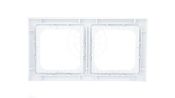 AS Ramka podwójna biała R-2G/00