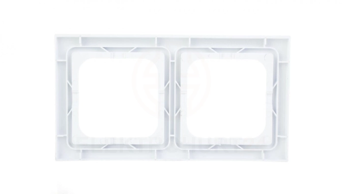 AS Ramka podwójna biała R-2G/00