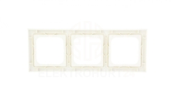 AS Ramka potrójna ecru R-3G/27