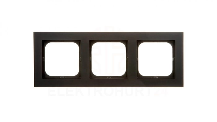 SONATA Ramka potrójna czarny metalik R-3R/33