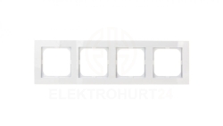 AS Ramka poczwórna biała R-4G/00