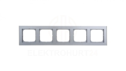SONATA Ramka pięciokrotna srebro mat R-5R/38