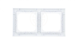 AS Ramka podwójna do łączników IP44 biała RH-2G/00