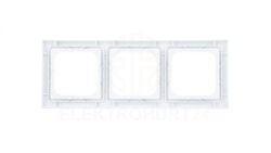 AS Ramka potrójna do łączników IP44 biała RH-3G/00