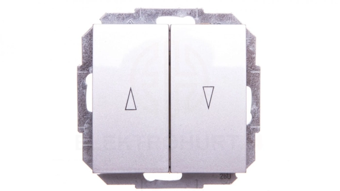 Sentia Łącznik żaluzjowy 2-biegunowy 10A srebrny połysk 1416-56