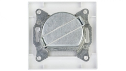 Gniazdo antenowe Asfora TV-SAT przelotowe 8dB białe z ramką EPH3400321