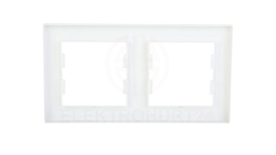 ASFORA Ramka podwójna pozioma biała EPH5800221