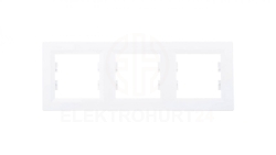 ASFORA Ramka potrójna pozioma biała EPH5800321