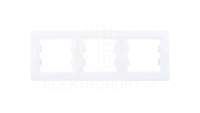 ASFORA Ramka potrójna pozioma biała EPH5800321