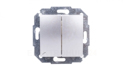 CARLA Łącznik podwójny schodowy srebrny 1718-16