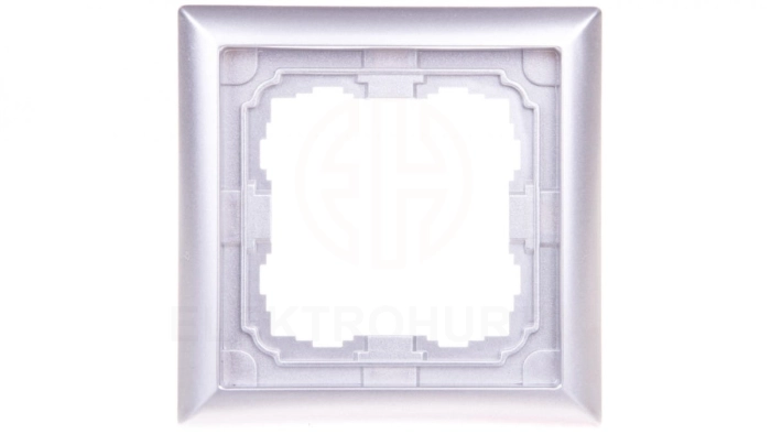 KOS66 Ramka pojedyncza aluminium 664081