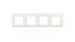 VENA Ramka poczwórna biała 510484