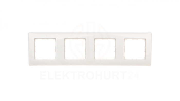 VENA Ramka poczwórna biała 510484