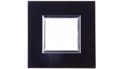 DANTE Ramka pojedyncza szkło BLACK GLASS 4509181