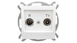 IMPRESJA Gniazdo antenowe RTV końcowe 2,5-3dB ecru GPA-YK/m/27