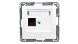 IMPRESJA Gniazdo komputerowe pojedyncze RJ45 kat.5e MMC ecru GPK-1Y/K/m/27