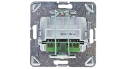 IMPRESJA Gniazdo telefoniczne podwójne RJ11 niezależne białe GPT-2YN/m/00