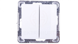 IMPRESJA Łącznik schodowy podwójny biały ŁP-10Y/m/00