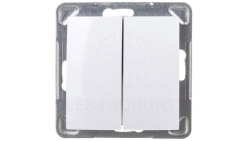 IMPRESJA Łącznik świecznikowy biały ŁP-2Y/m/00