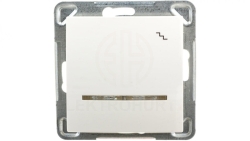 IMPRESJA Łącznik schodowy z podświetleniem ecru ŁP-3YS/m/27